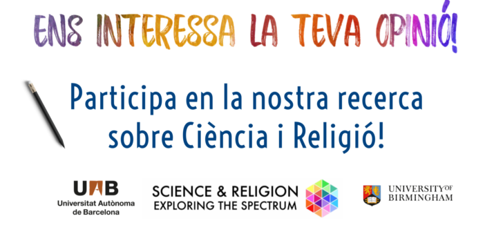 Participa en l’estudi “Ciència i Religió: Perspectives Globals”