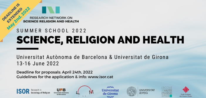 Summer School on “Science, Religion and Health” – Call for applications
