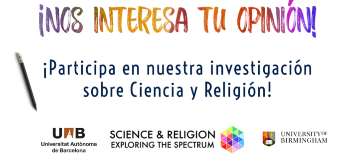 Participa en el estudio “Ciencia y Religión: Perspectivas Globales”